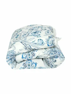 Liinavaatteet|Villa Stockmann Flujo-pussilakana SOFT WHITE/BLUE COMBO
