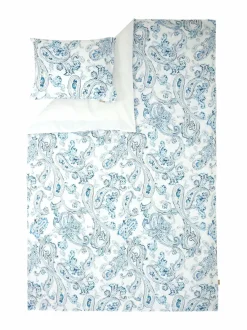 Liinavaatteet|Villa Stockmann Flujo-tyynyliina SOFT WHITE/BLUE COMBO