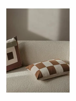 Sisustustyynyt|Ferm Living Fold Patchwork -untuvatyyny, 40 x 60 cm SUGAR KELP/UNDYED