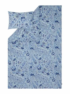 Liinavaatteet|Casa Stockmann Folia -perkaalipussilakana LT.STONE/BLUE/LILAC COMBO