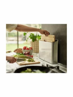 Keittiötarvikkeet|Joseph Joseph Folio Bamboo -leikkuulautasetti STEEL