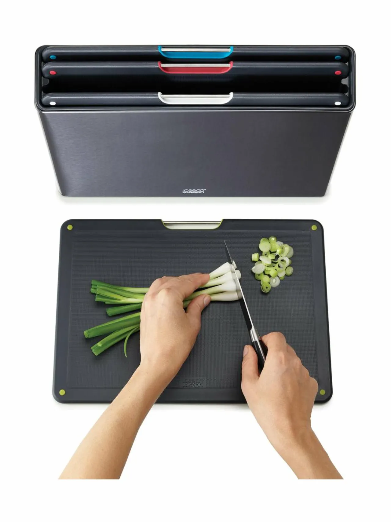 Keittiötarvikkeet|Joseph Joseph Folio™-leikkuulautasetti BLACK