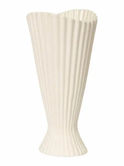 Koriste-Esineet|Ferm Living Fountain- keraaminen maljakko OFF-WHITE