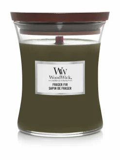 Kynttilät & Lyhdyt|Woodwick Frasier Fir Medium -tuoksukynttilä GREEN