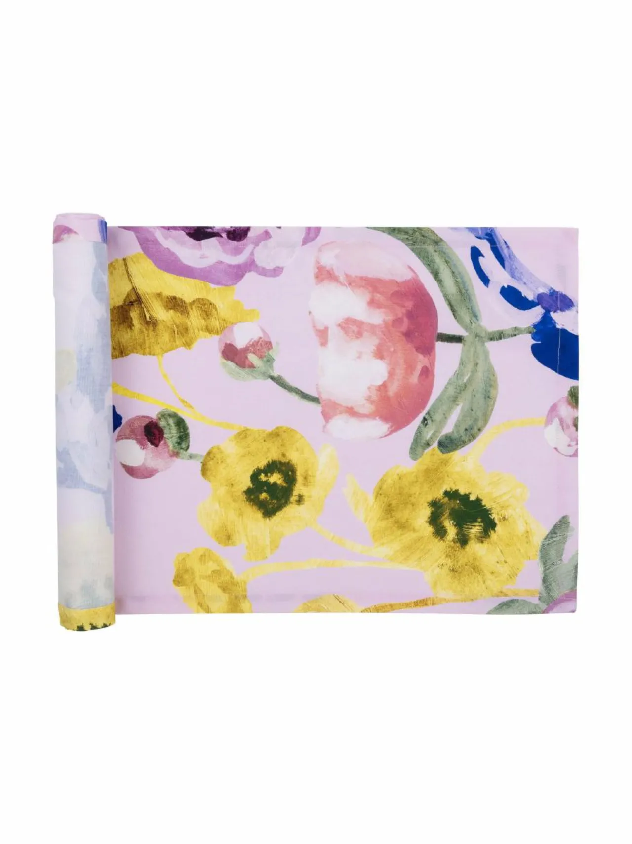 Sisustustyynyt|Huovat & Päiväpeitot|Pentik Freesia-akryylipinnoitettu kaitaliina 45 x 160 cm PINK