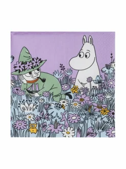 Keittiö- & Kattaustekstiilit|Moomin Arabia Friends Forever -paperiservetit 33 x 33 cm MULTI-COLOUR
