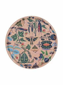 Keittiö- & Kattaustekstiilit|Klaus Haapaniemi & Co Fruits- koivuviilutarjotin 35 cm MAUVE