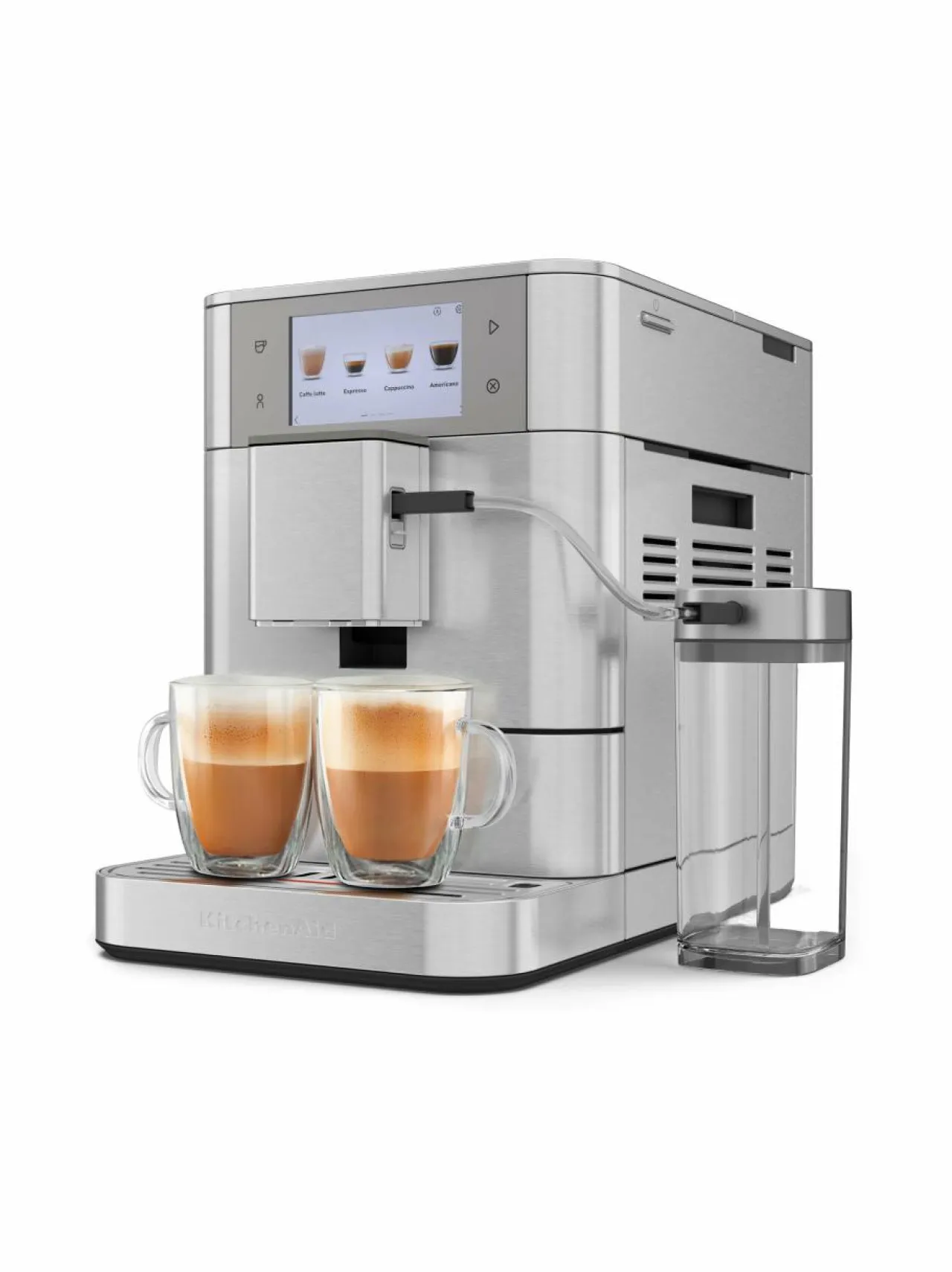 Kahvin- & Vedenkeittimet|KitchenAid Full Auto Espresso KF8 -täysautomaattinen espressokone STAINLESS STEEL