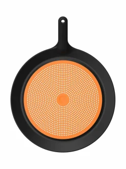 Keittiötarvikkeet|Fiskars Functional Form -roiskesuoja BLACK/ORANGE