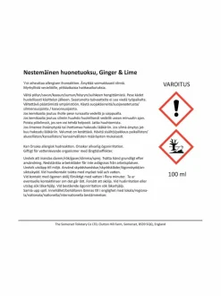 Huonetuoksut & Tuoksukynttilät|Naturally European Ginger & Lime -huonetuoksu 100 ml