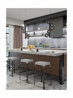 Kattovalaisimet|Design by Grönlund Glasgow 5 Vertical -kattovalaisin BLACK