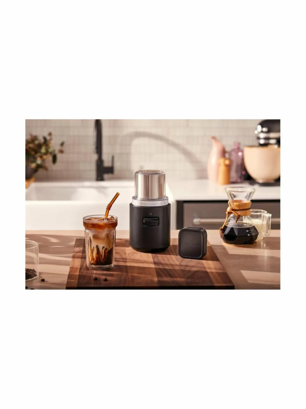 Kahvin- & Vedenkeittimet|KitchenAid Go- johdoton kahvimylly akulla BLACK MATTE
