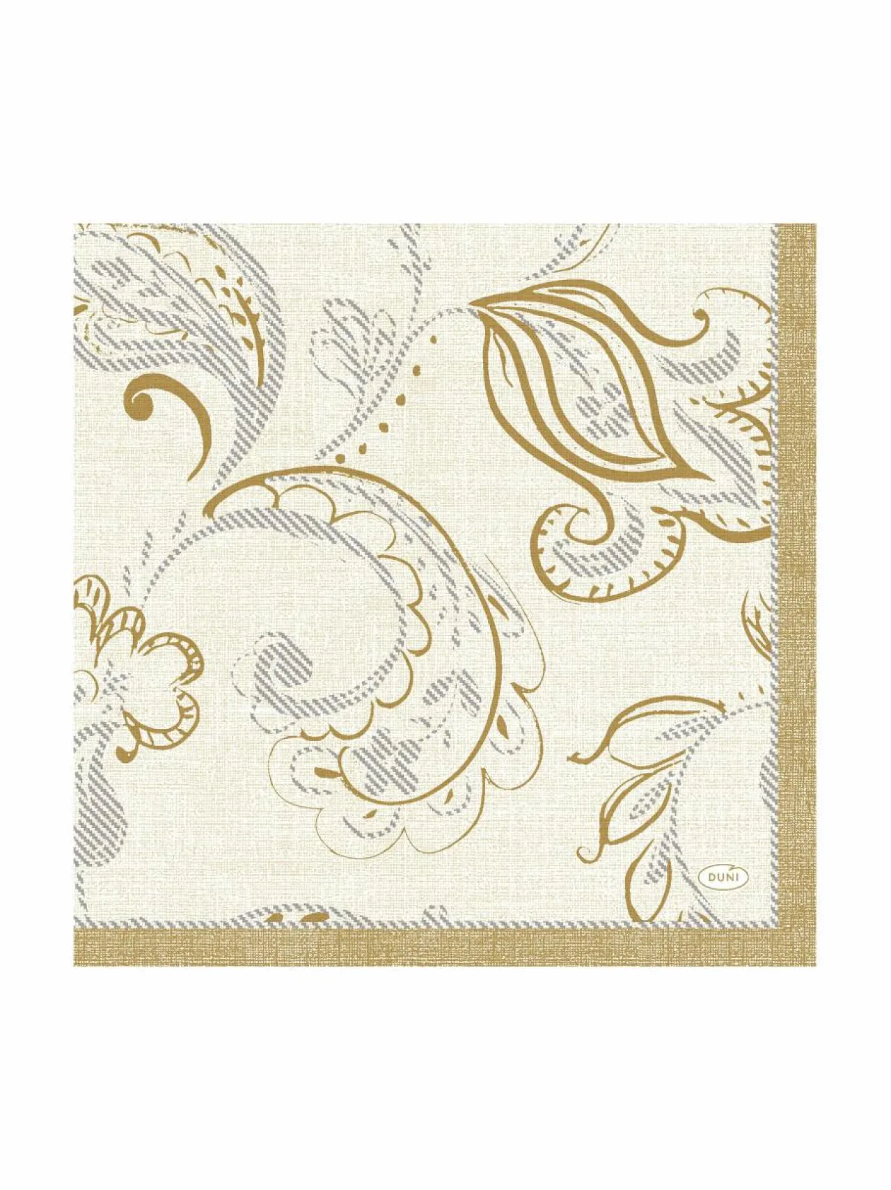 Keittiö- & Kattaustekstiilit|Duni Golden Graze -servetit 33 cm, 20 kpl CREAM