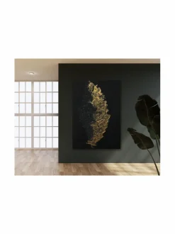 Taulut & Julisteet|Annika Salmi Art Golden Mist 100x150cm canvas taulu