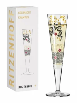 Lasit|Ritzenhoff nacht #19 Kathrin Stockebrand -samppanjalasi GOLD