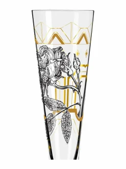 Lasit|Ritzenhoff Goldnacht-samppanjalasi BALCK GOLD