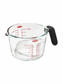 Keittiötarvikkeet|OXO Good Grips 4 -lasinen mitta-astia 1L CLEAR, BLACK, RED