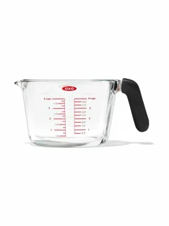 Keittiötarvikkeet|OXO Good Grips 4 -lasinen mitta-astia 1L CLEAR, BLACK, RED