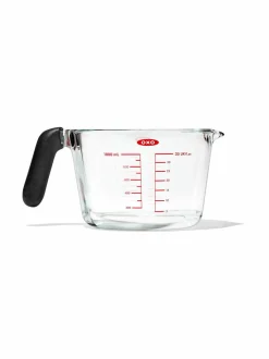 Keittiötarvikkeet|OXO Good Grips 4 -lasinen mitta-astia 1L CLEAR, BLACK, RED