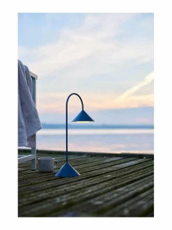 Pöytävalaisimet|Frandsen Grasp Portable -valaisin 47 cm MATT PETROLEUM