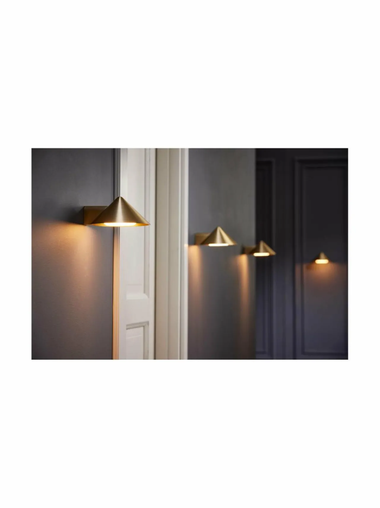 Seinävalaisimet|Frandsen Grasp-seinävalaisin SOLID BRASS