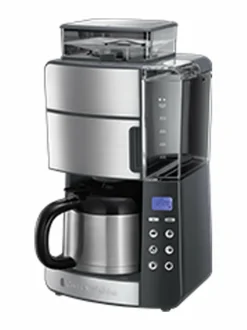 Kahvin- & Vedenkeittimet|Russell Hobbs Grind & Brew -kahvinkeitin myllyllä 1,25 L BLACK