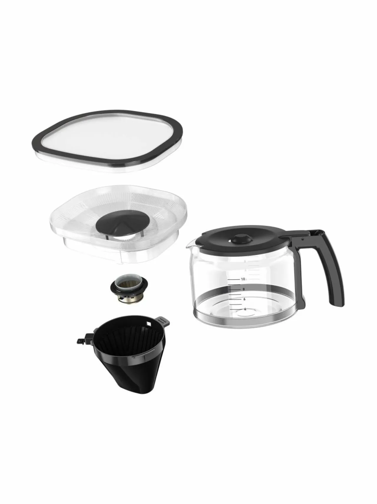 Kahvin- & Vedenkeittimet|Obh Nordica Grind Aroma -kahvinkeitin 1,25 l BLACK