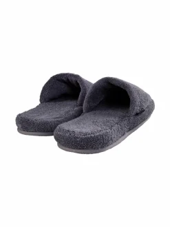 Kylpyhuonetekstiilit|Finlayson Hali Spa -luomupuuvillaiset kylpytossut GREY