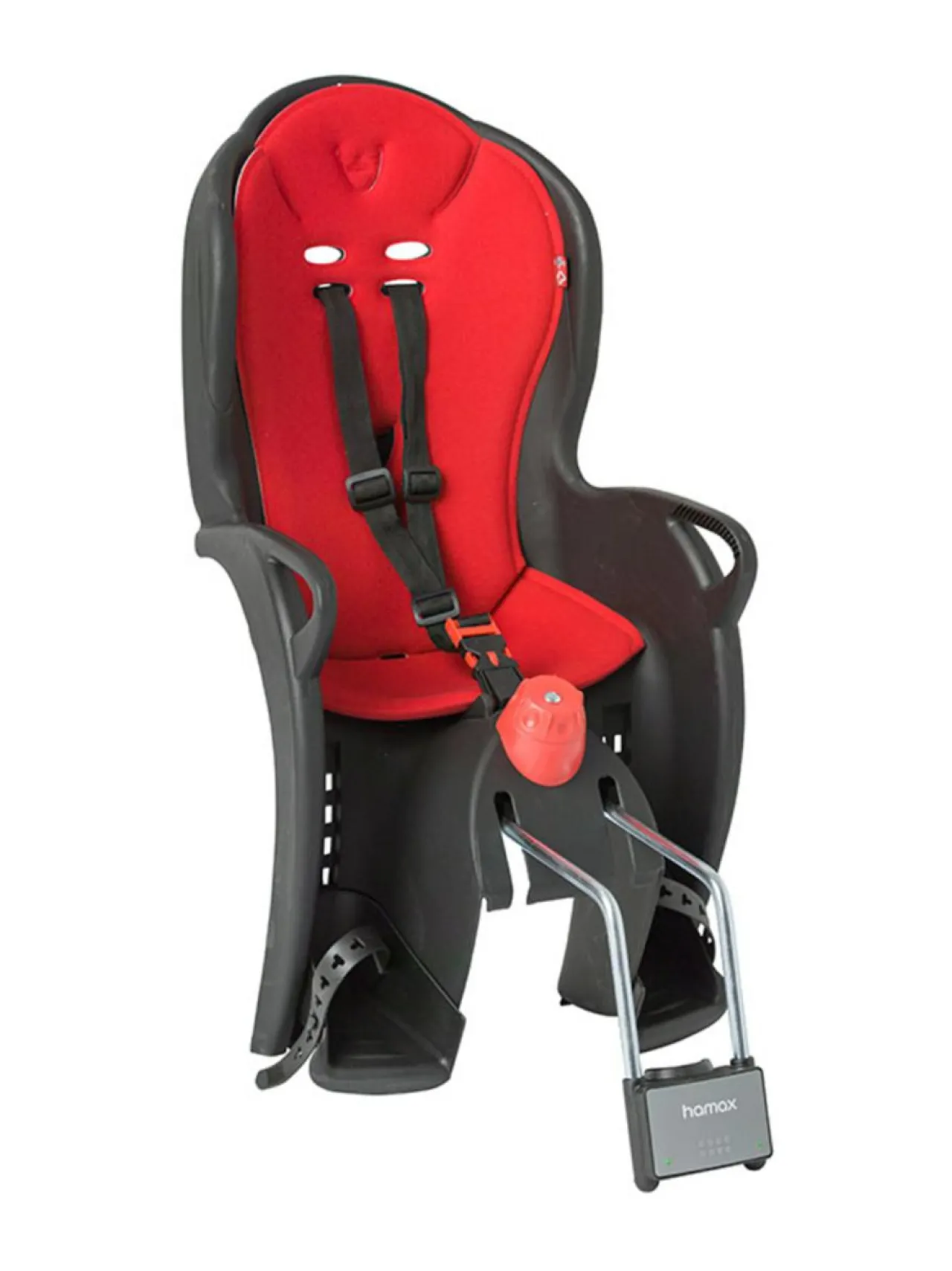Polkupyörät & Pyöräilytarvikkeet|Hamax Sleepy pyöränistuin MUSTA/PUNAINEN