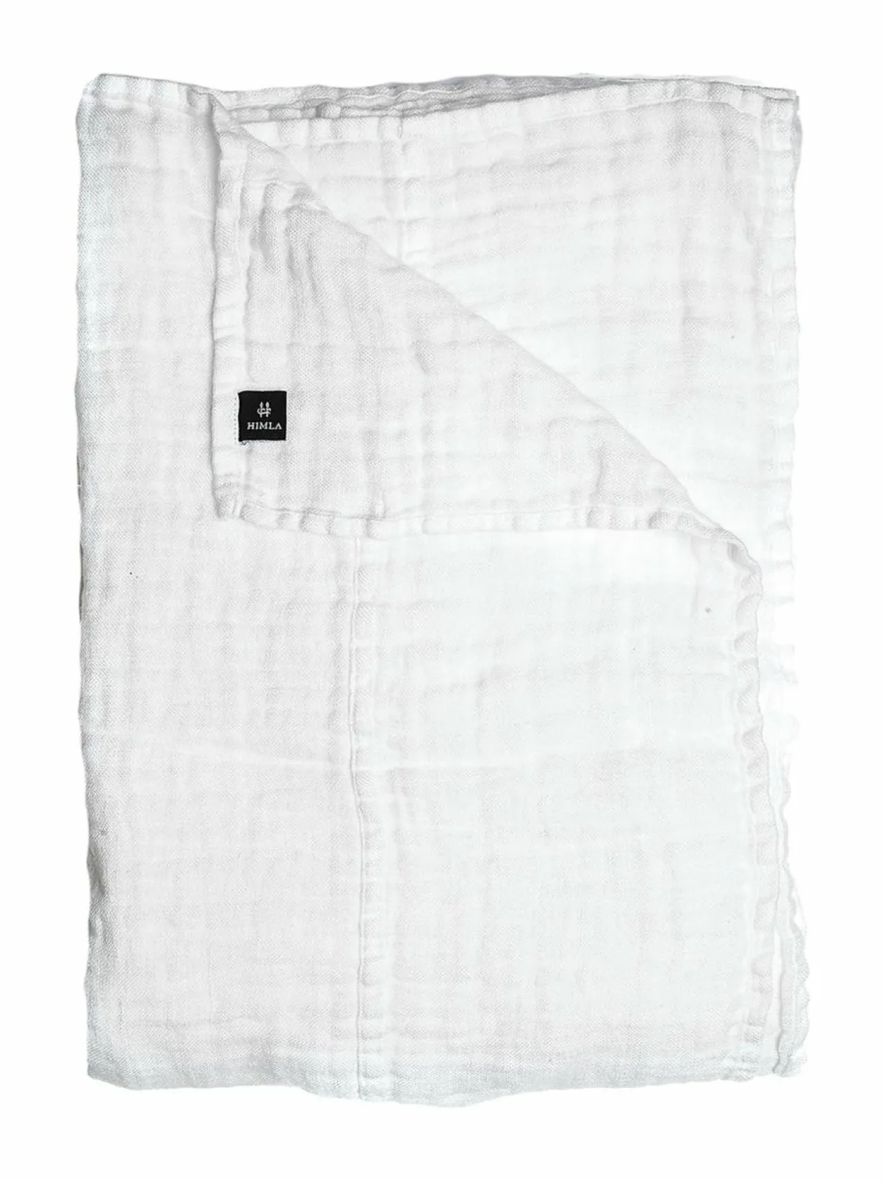 Huovat & Päiväpeitot|Himla Hannelin-pellavapäiväpeite 260 x 260 cm VALKOINEN