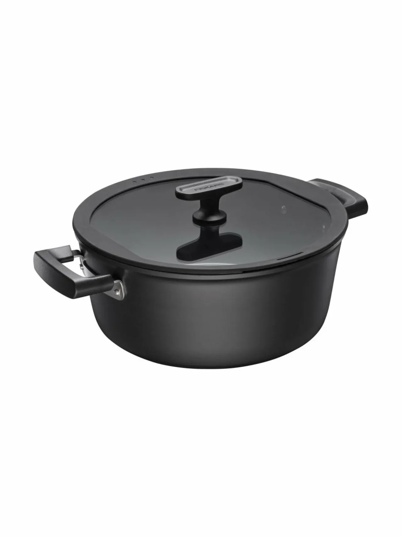 Keitto- & Paistoastiat|Fiskars Hard Face -kattila 5 l BLACK