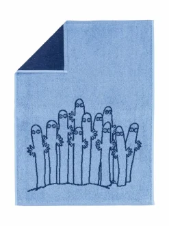 Kylpyhuonetekstiilit|Moomin Arabia Hattivatti-käsipyyhe 50 x 70 cm BLUE