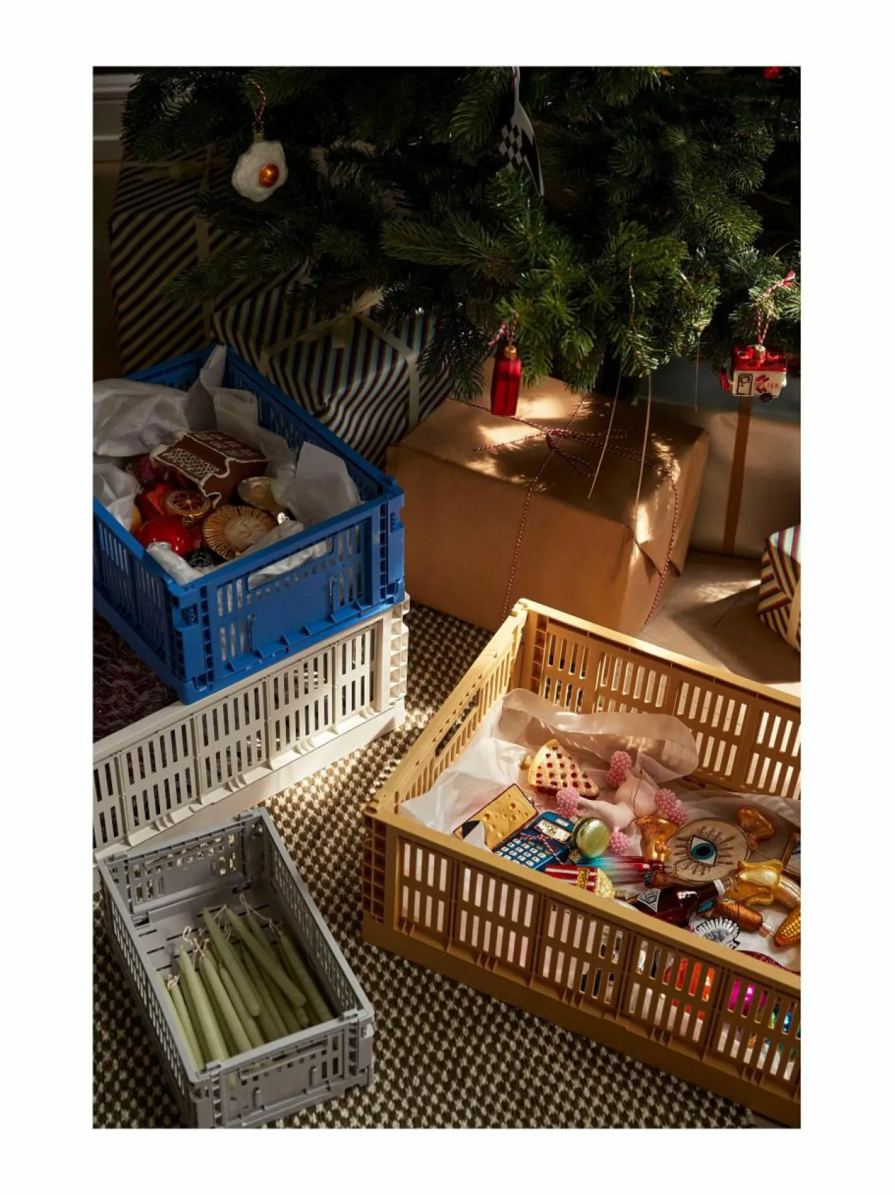 Säilytys|HAY Colour Crate L - säilytyskori GOLDEN YELLOW