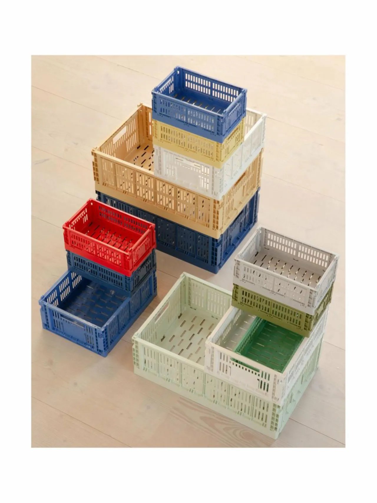 Säilytys|HAY Colour Crate L - säilytyskori DARK BLUE