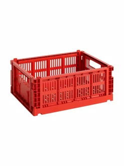 Koriste-Esineet|HAY Colour Crate M -säilytyskori RED