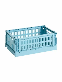 Säilytys|HAY Colour Crate S -säilytyskori LIGHT BLUE