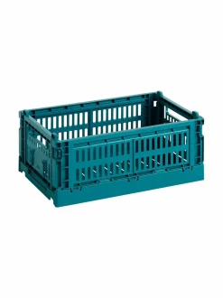 Säilytys|HAY Colour Crate S -säilytyskori OCEAN GREEN