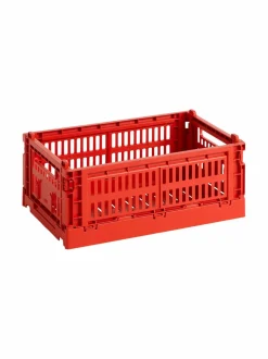 Säilytys|HAY Colour Crate S -säilytyskori RED