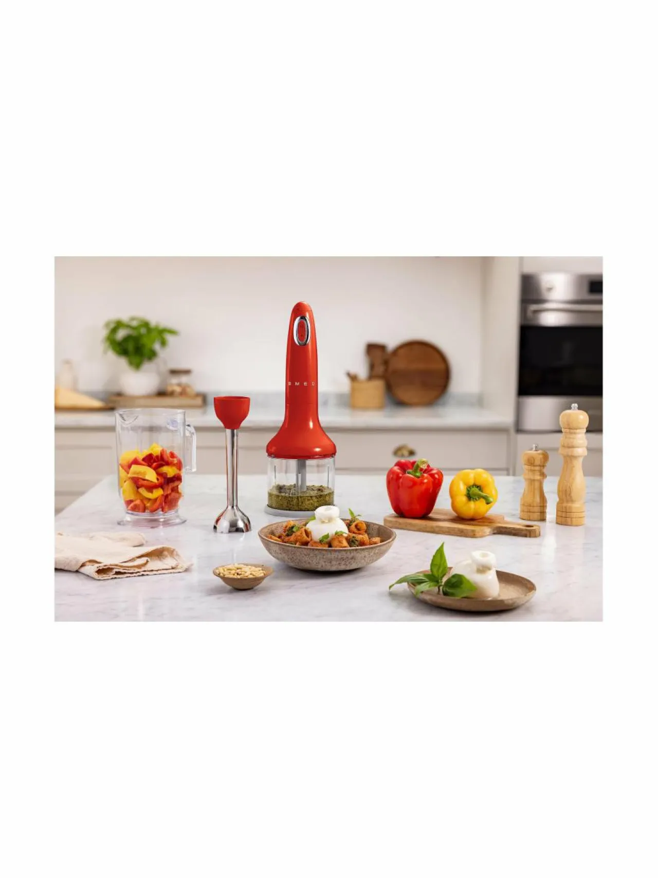 Vatkaimet & Sekoittimet|Smeg HBF03-sauvasekoitinpakkaus RED