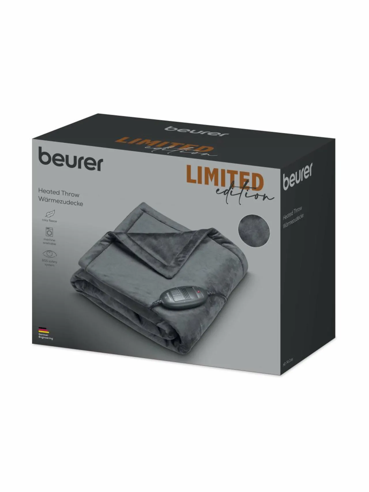 Terveydenhoito|Beurer HD74 Limited Edition -lämpöpeite BLACK