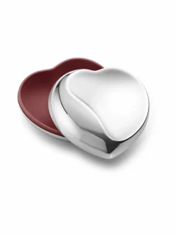 Koriste-Esineet|Georg Jensen Heart-koristerasia STEEL&AMP; RED