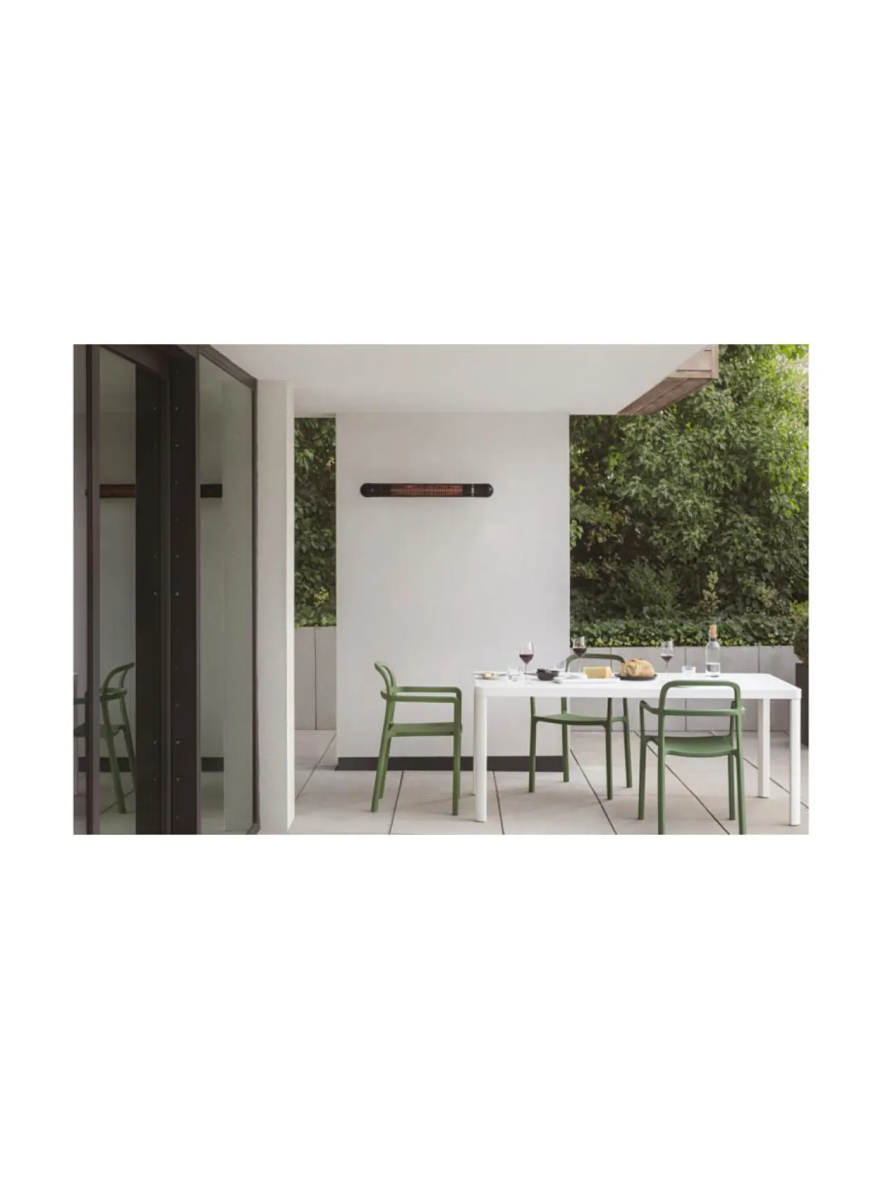 Puutarhavalaisimet & Lyhdyt|Eva Solo Outdoor HeatUp terassilämmitin seinäkiinn. MUSTA