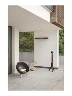 Puutarhavalaisimet & Lyhdyt|Eva Solo Outdoor HeatUp terassilämmitin seinäkiinn. MUSTA