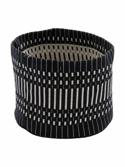 Sisustustyynyt|Johanna Gullichsen Helios S -tekstiilikori Ø 22 cm x 19 cm BLACK