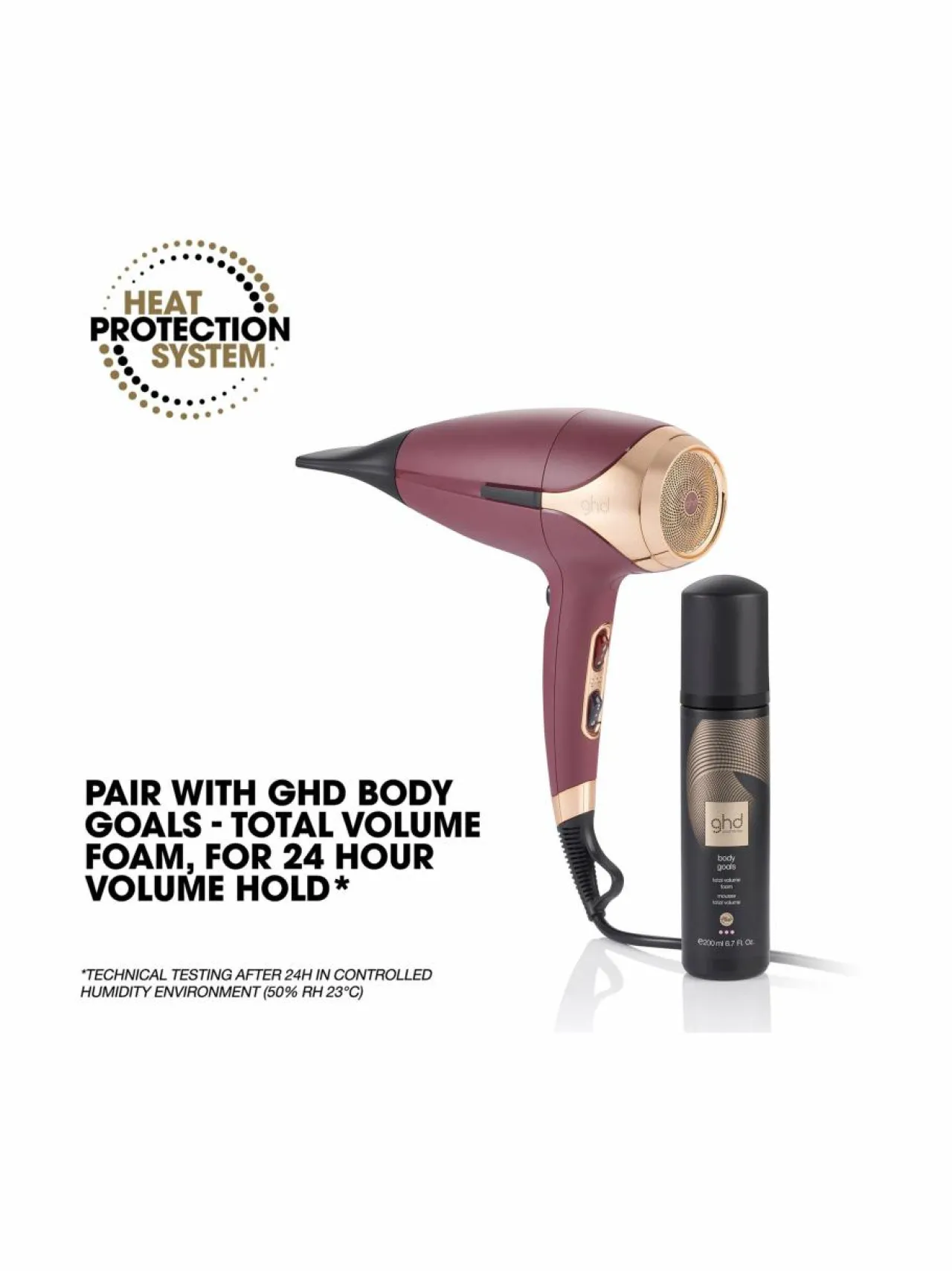 Hiustenhoito|GHD Helios-hiustenkuivaaja PLUM
