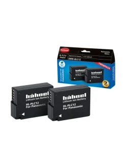 Kamerat|Hähnel HL-PLC12 (Panasonic DMW-BLC12) 2kpl akkuja