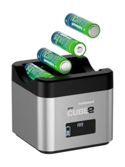 Kamerat|Hähnel proCUBE2 Twin Charger tuplalaturi (Olympus)