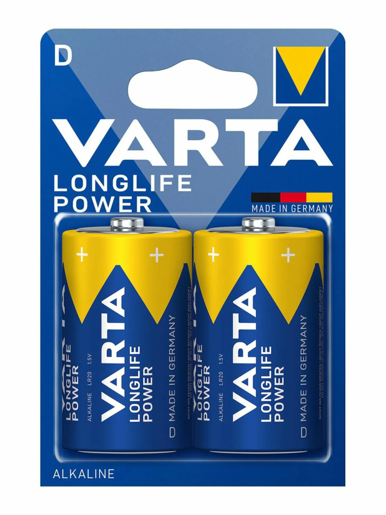Lamput|Varta High Energy D Alkaline -paristo 2 kpl