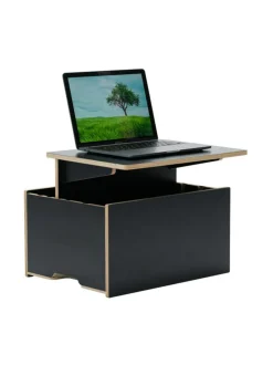 Työpöydät|Hima Furniture Hima Magic Boksi seisomatyöpiste - Gloss Black