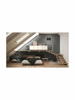 Lattiavalaisimet|Design by Grönlund Hitch-lattiavalaisin 50 cm BLACK / ANTIQUE BRASS